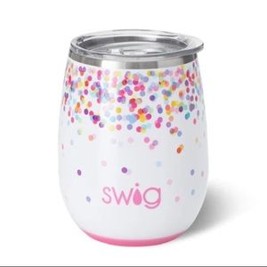 NWT Swig Life Confetti Stemless Wine Cup (14oz)